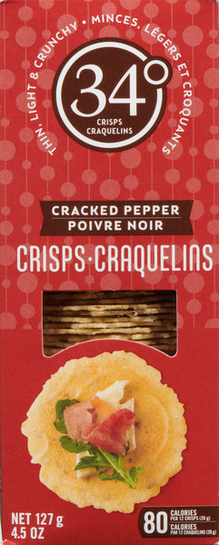 34 Degrees Cracked Pepper Crackers