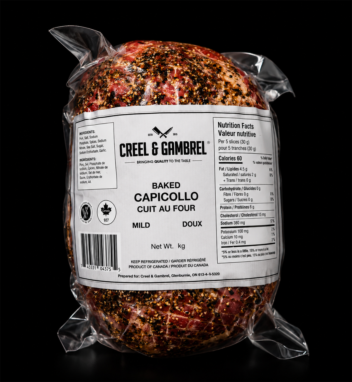 Baked Mild Capicolla