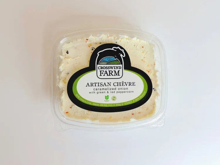 Cross Wind - Caramelized Onion w/Green Peppercorns Chevre