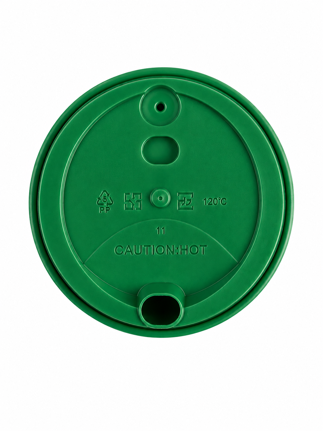 Hot Cups Lids - Green