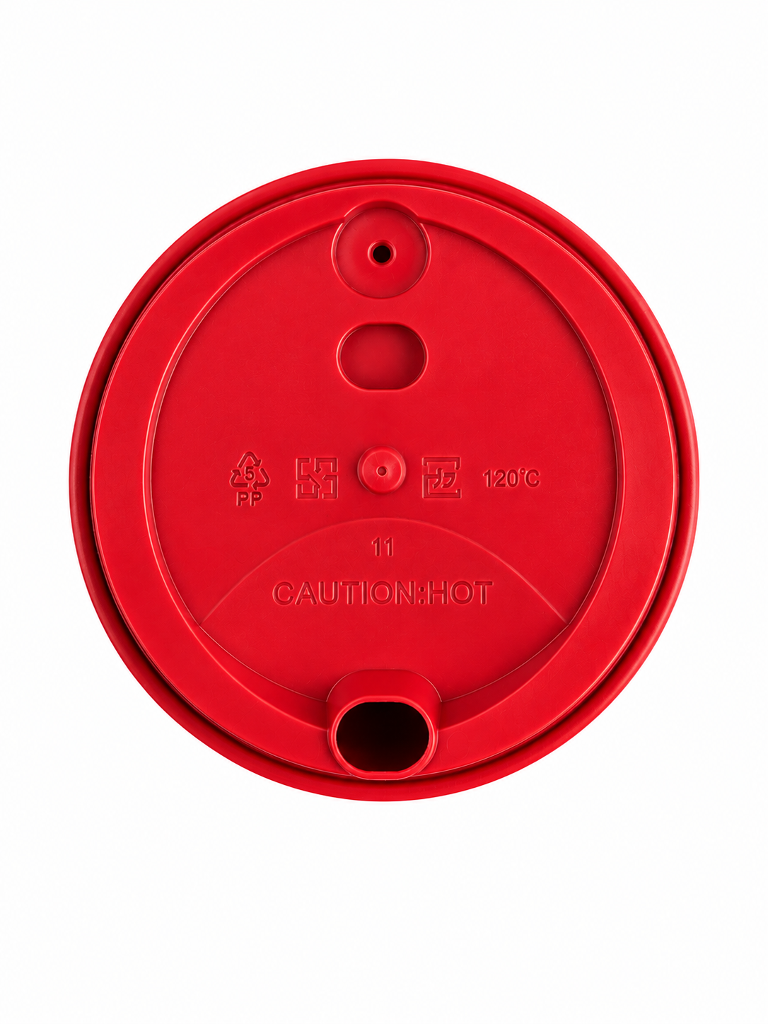 Hot Cup Lids - Red