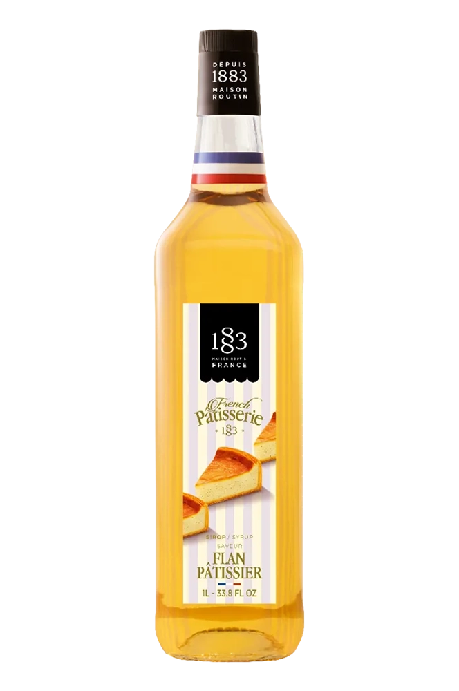 1883 French Pâtisserie Flan Pâtissier Syrup