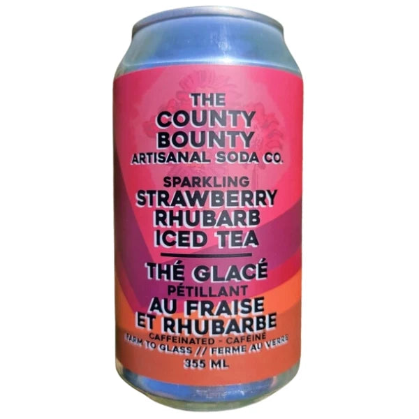 County Bounty - Strawberry Rhubarb Ice Tea
