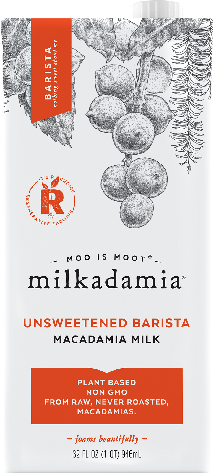 Unsweetened Milkadamia Latte da Barista